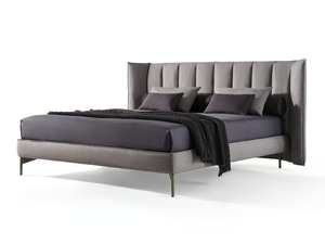 OPÉRA - Fabric double bed with upholstered headboard - Bed frame by Twils