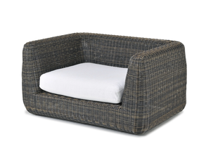 AGORÀ - WaProLace® garden armchair with armrests - Armchair by Unopiù