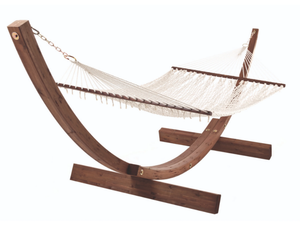 AMANDA - Laminated wood hammock and cotton net - Outdoor furniture by Unopiù