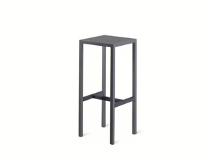 CONRAD - High iron garden stool with footrest - Stool by Unopiù