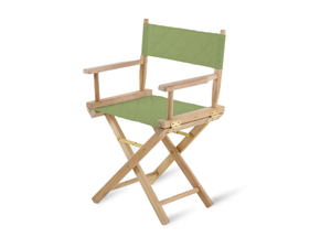 GINGER - Folding Batyline® and teak garden chair - Chair by Unopiù