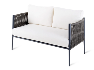 LUCE - Acrylic fabric garden sofa with removable cover - Sofa by Unopiù