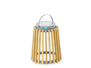 SOLARE - Solar powered teak lantern - Styling by Unopiù