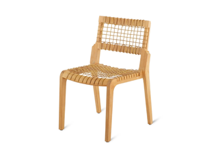 SYNTHESIS - Stackable teak chair - Chair by Unopiù