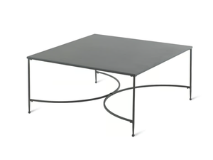TOSCANA - Square iron garden side table - Side table by Unopiù