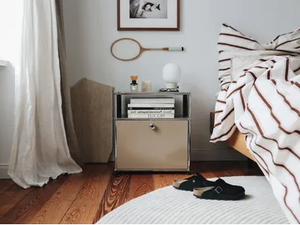 USM HALLER NIGHTSTAND - Bedside table with drawers - Side table by USM