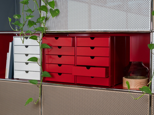 USM INOS DRAWER SET - Metal drawer set - drawer by USM