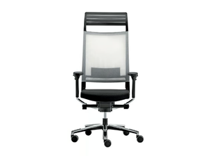 EXPO 15 - Swivel mesh office chair with headrest - Office Chair by VAGHI