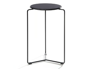 FILO - Round laminate high side table and metal base - Coffee table by VAGHI
