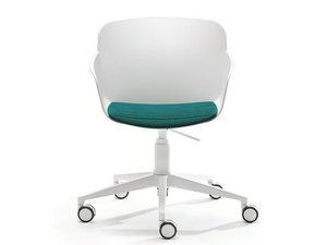 LIBERA ARMCHAIR - Height-adjustable polypropylene office chair with armrests with 5-Spoke base - Chair by VAGHI