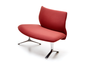 MEWA - Modular fabric bench seating with back - Bench by VAGHI