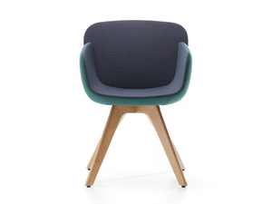 VIVA GUEST - Chair with armrests and beech legs - Chair by VAGHI