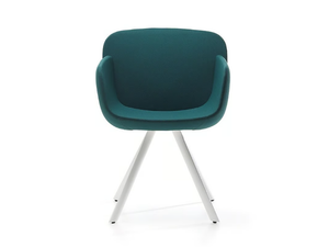 VIVA GUEST - Upholstered chair with armrests - Chair by VAGHI