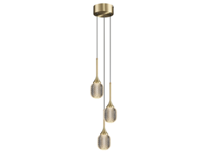 CHAMPAGNE 3 - LED brass pendant lamp - Ceiling lamp by Valaisin Grönlund