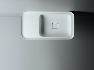 CAMEO - Countertop ceramic washbasin without overflow - Washbasin by Valdama