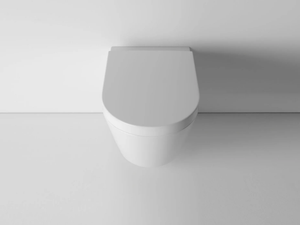 IL - Wall-hung ceramic toilet - Toilet seat by Valdama