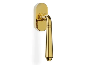 H1037 TESEO - Brass window handle on rose - Finishes accessories by Valli