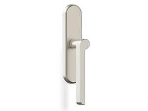 H1054 W.W. - Brass window handle on back plate - Finishes accessories by Valli