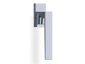 H1068 MOON - Brass window handle on rose - Finishes accessories by Valli