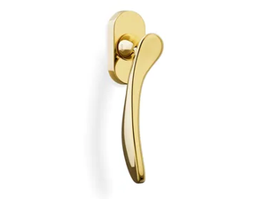 H198 MIZAR - Brass window handle on rose - Finishes accessories by Valli