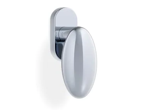 H368 CA - Brass window handle on rose - Finishes accessories by Valli