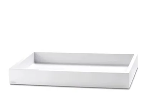 ABA - Rectangular resin tray - Styling by Vallvé