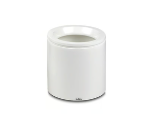 CYLINDRIC COUNTERTOP - Resin bathroom waste bin - Sanitary accessories by Vallvé