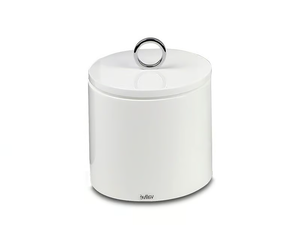 CYLINDRIC COUNTERTOP - Resin bathroom waste bin - Sanitary accessories by Vallvé