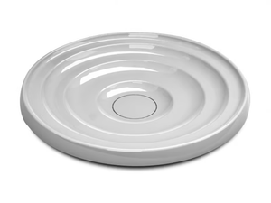 DROP - Countertop round resin washbasin - Washbasin by Vallvé