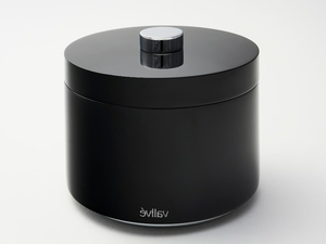 FIT - Resin cotton holder with lid - Sanitary accessories by Vallvé