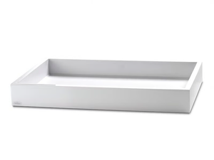 FLAP - Rectangular resin tray - Styling by Vallvé