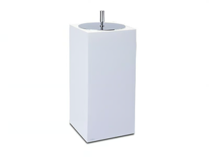 GLOSS SMALL - Resin bathroom waste bin - Sanitary accessories by Vallvé