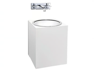 GLOSS - Wall-mounted resin handrinse basin - Washbasin by Vallvé