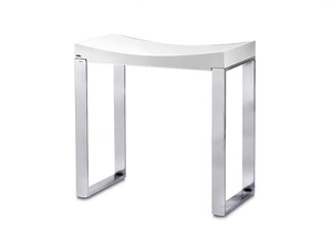 LINE - Resin bathroom stool - Stool by Vallvé