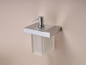 MAX - Wall-mounted Bathroom soap dispenser - Sanitary accessories by Vallvé