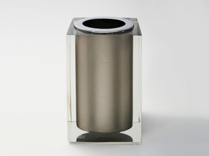 PLATINUM GLOSS - Resin toothbrush holder - Sanitary accessories by Vallvé