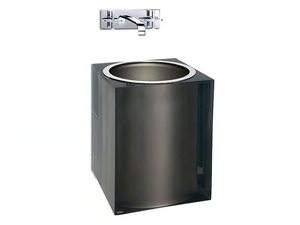 PLATINUM GLOSS - Wall-mounted resin washbasin - Washbasin by Vallvé