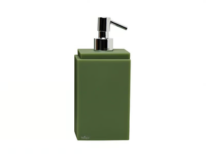 SQUARE - Resin Bathroom soap dispenser - Sanitary accessories by Vallvé
