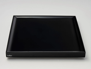TRIO LARGE - Square resin tray - Styling by Vallvé