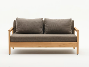 BALI - 2 seater teak garden sofa - Sofa by Varaschin