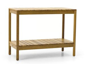 BARCODE - Rectangular teak garden console - Console by Varaschin