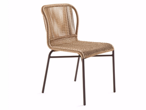 CRICKET - Hand woven man-made fibre chair - Chair by Varaschin