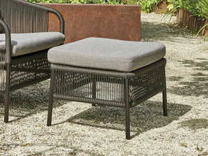 CRICKET - Rectangular synthetic fibre garden pouf - Pouf by Varaschin