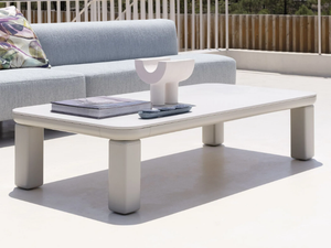 CUSTOMADE - Aluminium garden coffee table with ceramic or HPL top - Side table by Varaschin
