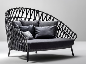 EMMA CROSS - 2 seater acrylic garden sofa - Sofa by Varaschin