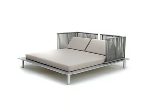 SUNMOON DAYBED - Acrylic and aluminium garden bed - Sofa by Varaschin