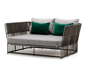TIBIDABO COMPACT - Powder coated aluminium garden bed - Bed frame by Varaschin