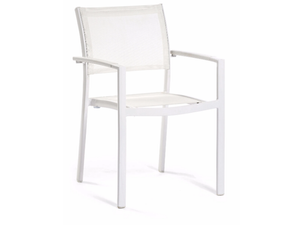 VICTOR - Batyline® chair with armrests - Chair by Varaschin