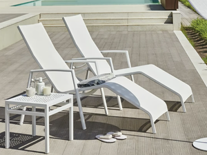 VICTOR - Batyline® sun lounger - Outdoor furniture by Varaschin
