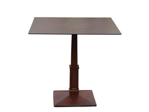 BALIS-44-Q - Square cast iron table - Table by Vela Arredamenti